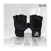 Aivin ELITE Unisex Microfiber Gym Gloves For Advanced Fitness Training and Workout With Half-Finger Length - One Size