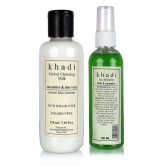 Khadi Cucumber Cool Combo:  Khadi Cucumber & Aloe Vera  Cleansing Milk+ Mint & Cucumber-310ml