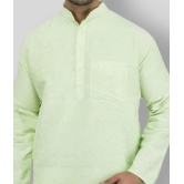 DESHBANDHU DBK - Fluorescent Green Cotton Mens Regular Kurta ( Pack of 1 ) - None