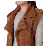 PPTHEFASHIONHUB Fleece Womens Shrugs - Brown ( ) - None