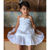 Cotton Malmal Dress | Simply Malmal White | 1 -12Y-10-12Y