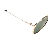 Green Pilot Rimmed Sunglasses (M256GR1V)