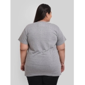 Neo Garments - Grey Cotton Regular Fit Womens T-Shirt ( Pack of 1 ) - None