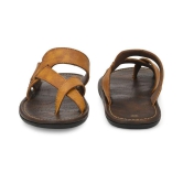 Leeport Tan Flip Flops - 10