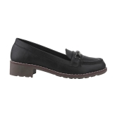 Shoetopia Black Womens Loafers - None