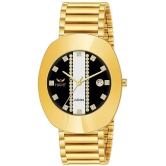 HAMT Gold Metal Analog Mens Watch