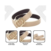 Loopa Beige PU Casual Belt - None