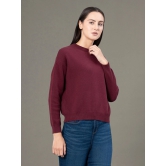 RedTape Round Neck Solid Sweater for Women |  Everyday Comfort