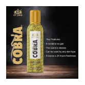 ST.JOHN Cobra No Gas Music Perfume Deodorant Body Spray For Men 100ml Each (400ml) - Pack of 4