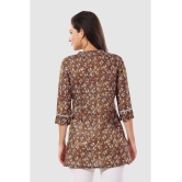 Meher Impex - Brown Cotton Womens Tunic ( Pack of 1 ) - None