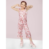 Naughty Ninos - Peach Polyester Girls Jumpsuit ( Pack of 1 ) - None