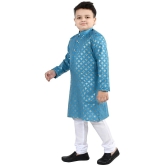 Arshia Fashions Blue Cotton Blend Boys ( Pack of 1 ) - None