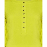 Pistaa - Lime Green Viscose Womens Asymmetrical Kurti ( Pack of 1 ) - None