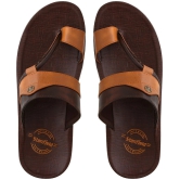 Stanfield - Brown Mens Leather Slipper - None