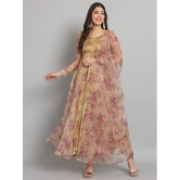 Fab Fashion Multicolor Anarkali Organza Womens Stitched Ethnic Gown ( Pack of 1 ) - None