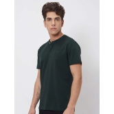 Green  Textured Textured Slim Fit Casual Polo