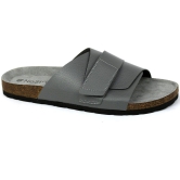 Double Layered Grey Cork Sandals (Women)