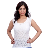 Selfcare White Net Camisoles - L