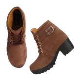 Commander - Brown Women''s Ankle Length Boots - None