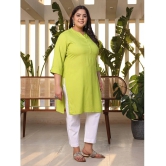 Juniper Rayon Solid Straight Womens Kurti - Green ( Pack of 1 ) - None