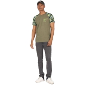 Colt - Cotton Blend Regular Fit Green Men's T-Shirt ( Pack of 1 ) - None