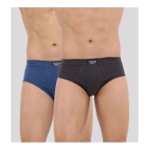 Pack of 2 Dollar Bigboss Assorted Solid Cotton Blend Men Brief - 3XL