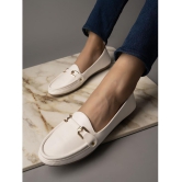 Shoetopia - White Women''s Loafers - None