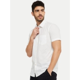 Men Solid White Cotton formal Shirt