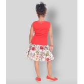 Zadmus - Red Cotton Blend Baby Girl's Dress ( Pack of 1 ) - None