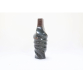 Khurja Pottery Flower Vase Baldar Shape Bottle Green Colour Size 10 Inches