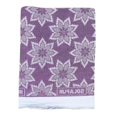 Mandhania Cotton Soft Light Weight Daily Use Single Bed Solapur Blanket (Purple , Single)