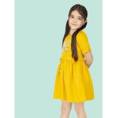 Naughty Ninos Yellow Polyester Girls A-line Dress ( Pack of 1 ) - None