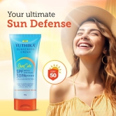 Yuthika Sunscreen SPF 50 PA++++ with UVA & UVB Protection 80g, Dermatologically Tested Sunscreen Cream for Women and Men