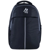 mikebags 37 Ltrs Black Polyester College Bag - Black