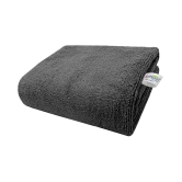 SOFTSPUN Microfiber Bath & Hair Care Towel Set of 1 Piece, 60x120 Cms, 340 GSM (Grey). Super Soft & Comfortable, Quick Drying, Ultra Absorbent in Large Size.