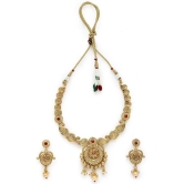 Sukkhi Gold Alloy Necklace Set ( Pack of 1 ) - Gold