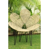 Natural Jute Flower Chair