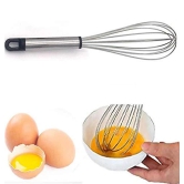 STORE77 2Pcs Pack: Egg Yolk Separator, Stainless Steel Egg, Milk Frother Whisk Blender Tool, Long Handled Separator Divider, Separate Protein and Egg Yolk, for Cooking Baking and Stirring