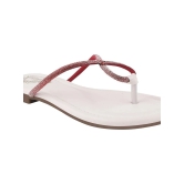 Shoetopia White Womens Flats - None