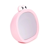 Cute Cartoon Table Makeup Mirror with Storage-Green