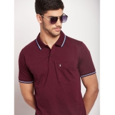 UNIBERRY - Maroon Cotton Blend Regular Fit Mens Polo T Shirt ( Pack of 2 ) - None