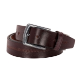 Leather World - Leather Men's Casual Belt ( Pack of 1 ) - None