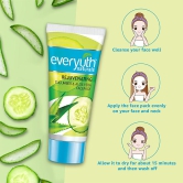 Everyuth Naturals Rejuvenating Face Pack - Cucumber & Aloe Vera, No Harmful Chemicals, 50 G Tube