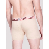 Lux Cozi - Multicolor Cotton Blend Mens Trunks ( Pack of 4 ) - None