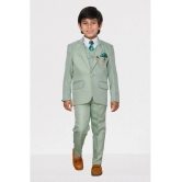 DKGF Fashion - Green Polyester Boys Suit ( Pack of 1 ) - None