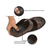 softio Brown Flip Flops - 8