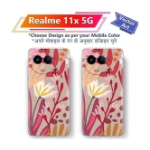 Fashionury Multicolor Printed Back Cover Silicon Compatible For Realme 11X 5G ( Pack of 1 )