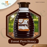 ONE BEE ORGANIC Honey | Forest Flora Honey/Forest Honey | 100% Pure, Natural and Raw Honey - 280 GM.