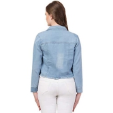 FUNDAY FASHION Women's Denim Blend Standard Length Jacket