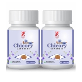 xovak pharmtech Organic Chicory Capsule 100 gm Pack Of 2